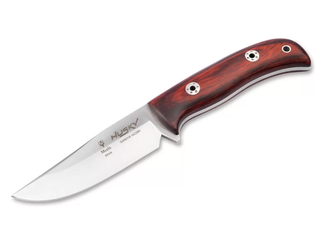 Muela Outdoormesser<Husky Sandvik Rosewood