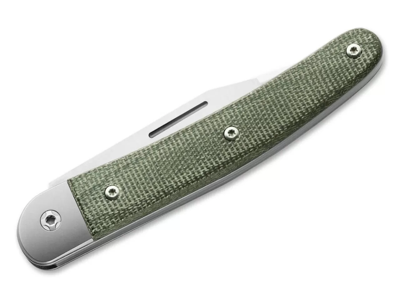 LionSteel Jack Two Micarta Green Hot