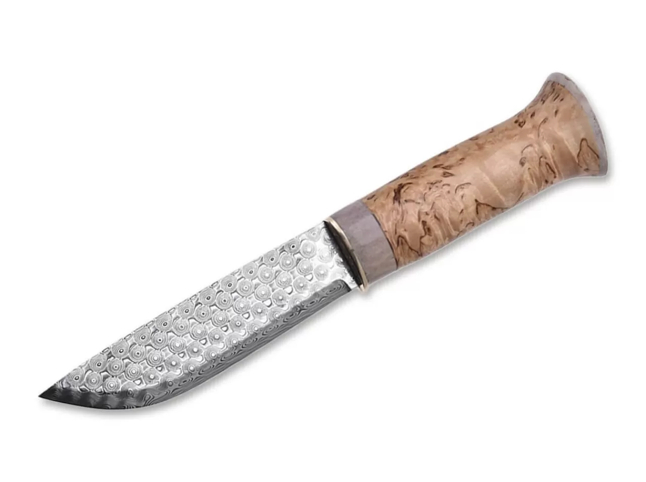 Karesuando Jagdmesser<Jagdmesser Bjornen Damasteel Rose