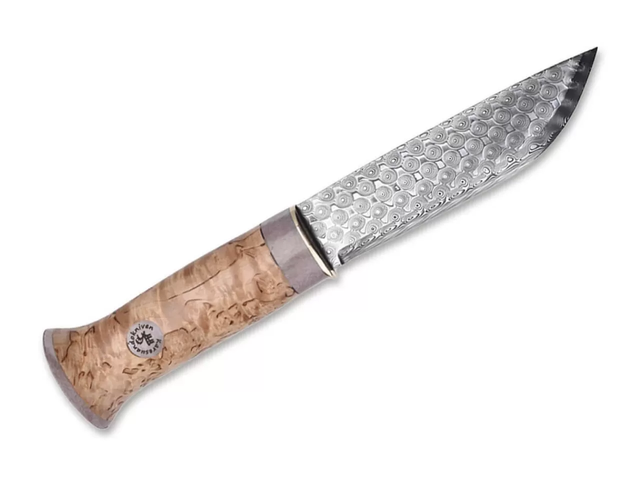 Karesuando Jagdmesser<Jagdmesser Bjornen Damasteel Rose