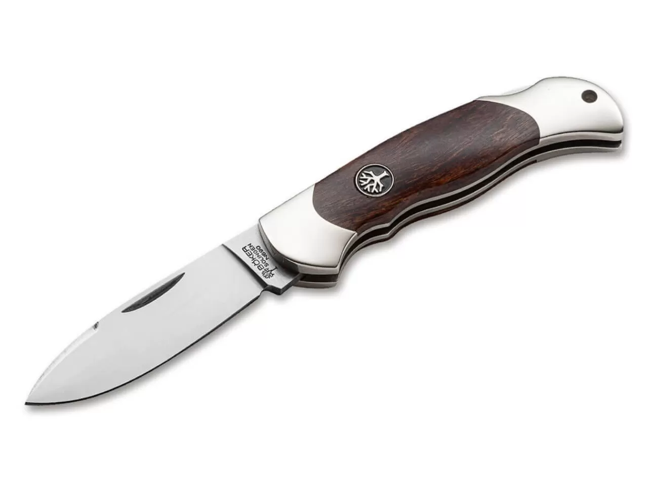 Böker Manufaktur Solingen Junior Scout Spearpoint Desert Ironwood Flash Sale