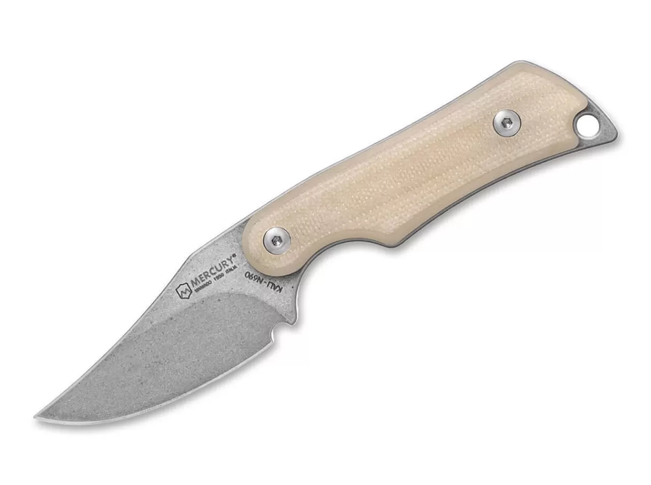 Mercury Outdoormesser<Kali Clip Point Mini G10 Natural