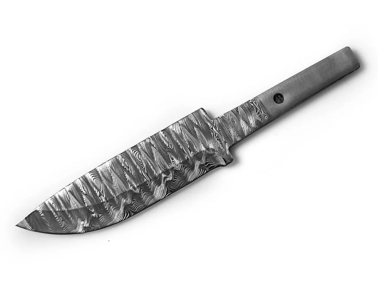 Karesuando Jagdmesser<Klingenrohling Damasteel Norrsken