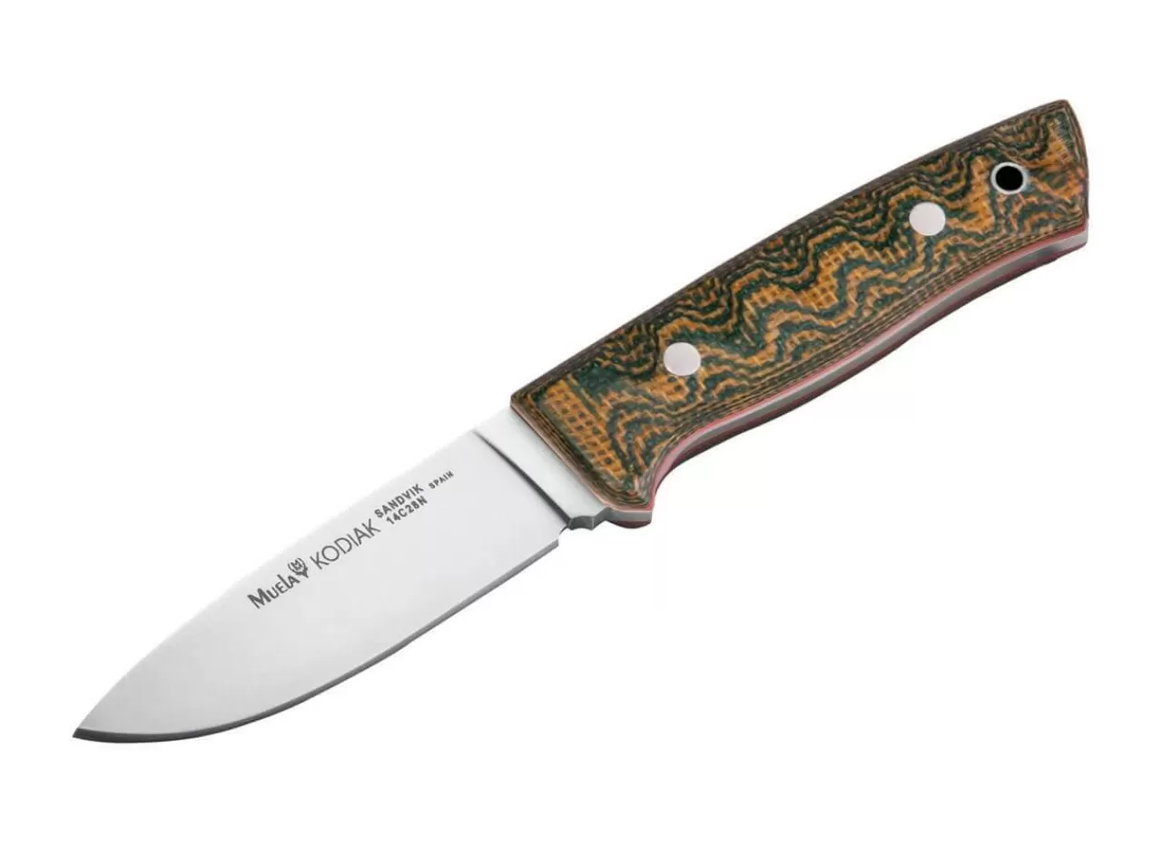 Muela Jagdmesser<Kodiak Green Canvas Micarta Ii