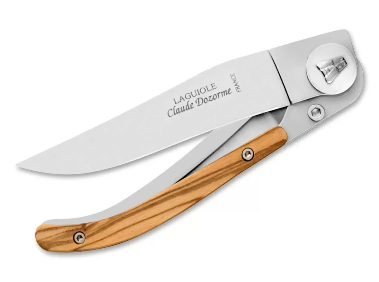 Claude Dozorme Laguiole Liner Olive Wood Clearance