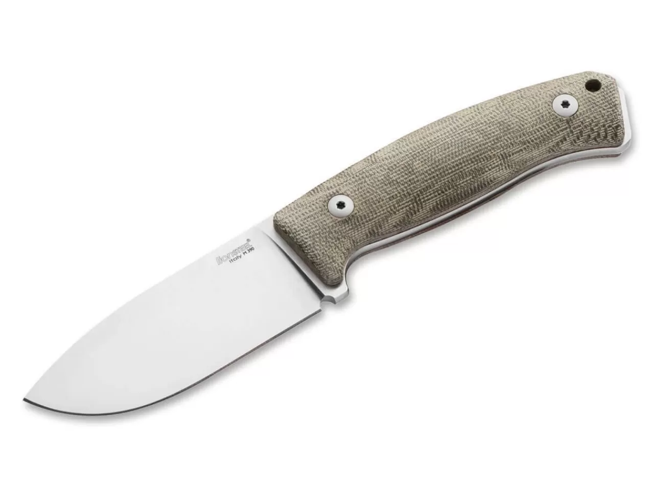 LionSteel Outdoormesser<M2M Micarta Green