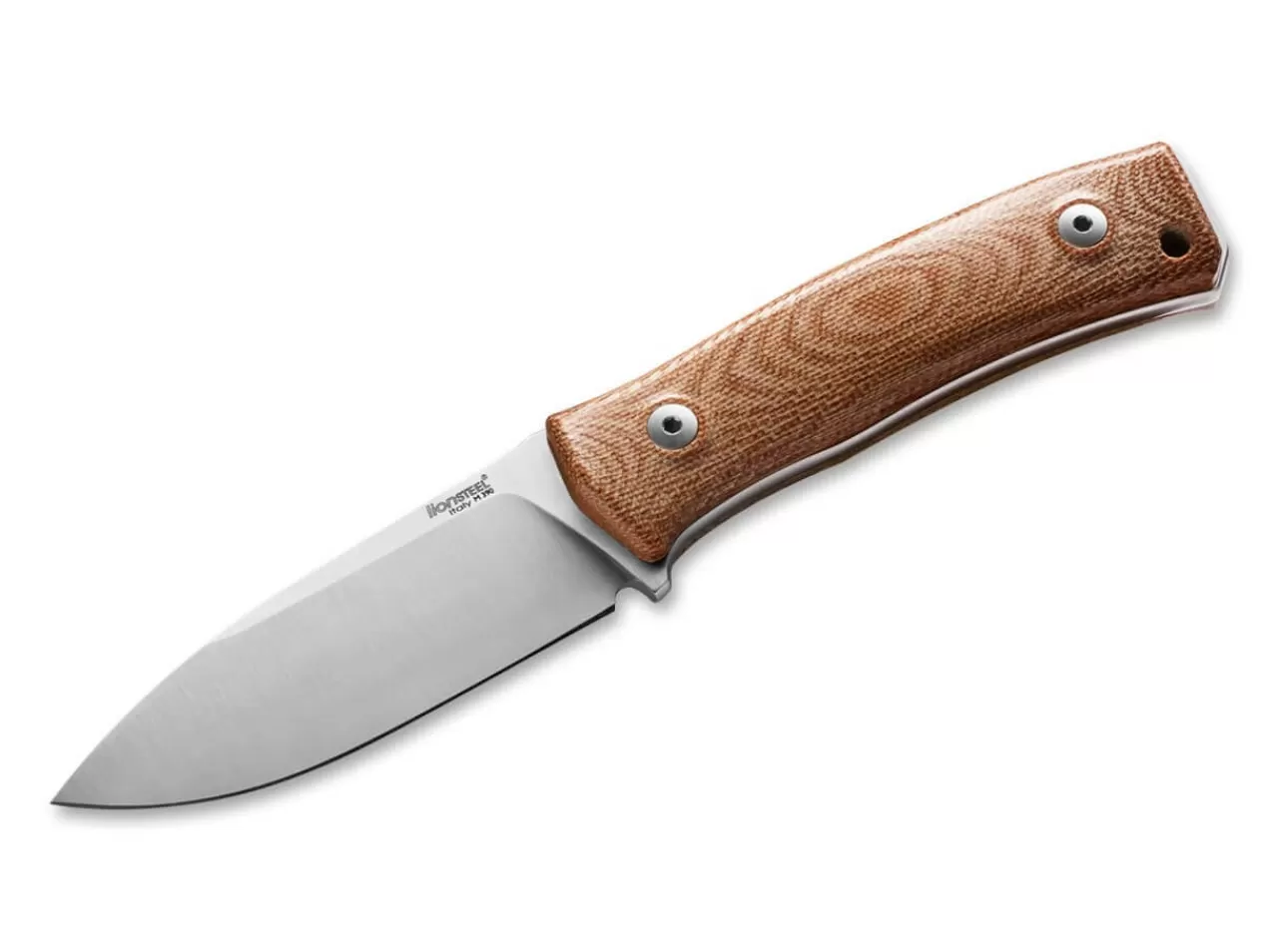 LionSteel Bushcraftmesser<M4 Brown Micarta