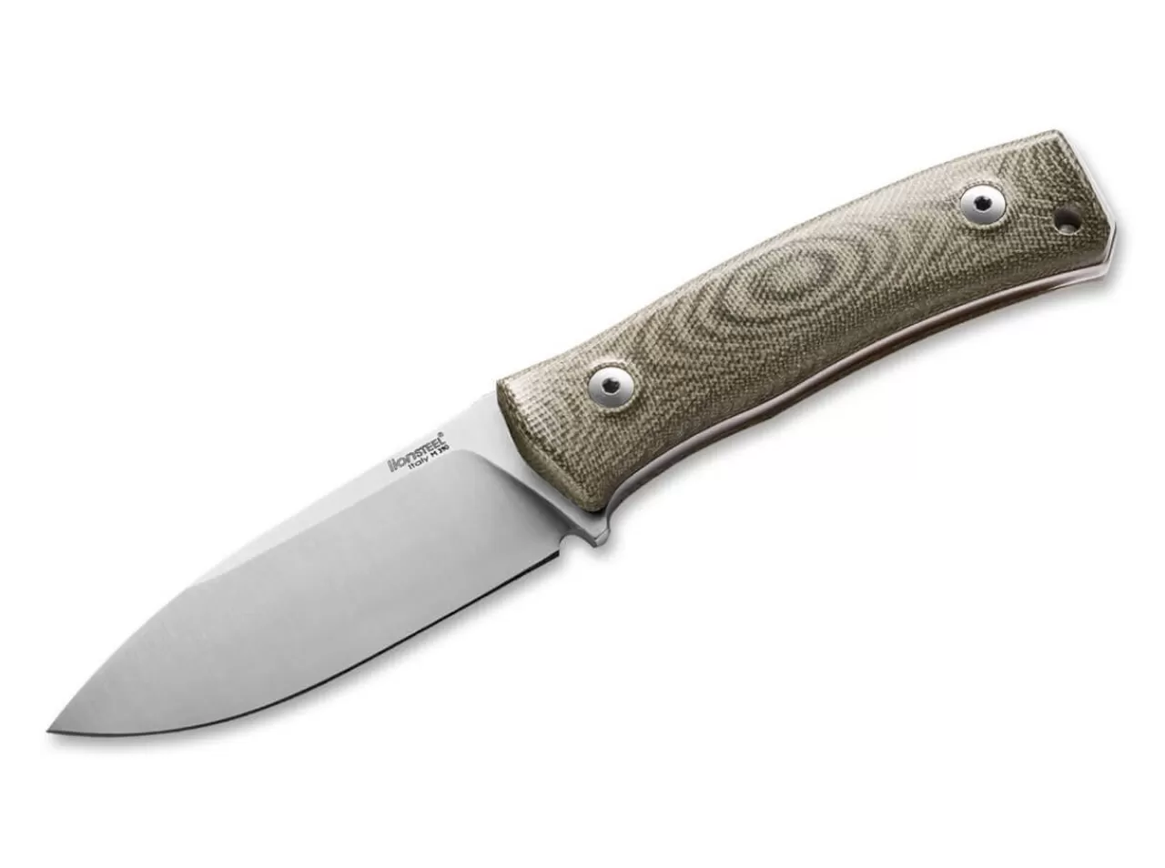 LionSteel Bushcraftmesser<M4 Green Canvas