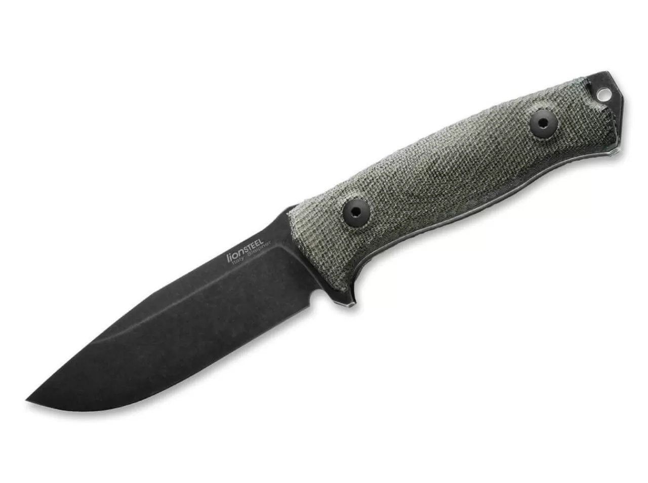 LionSteel Outdoormesser<M5 Canvas Black