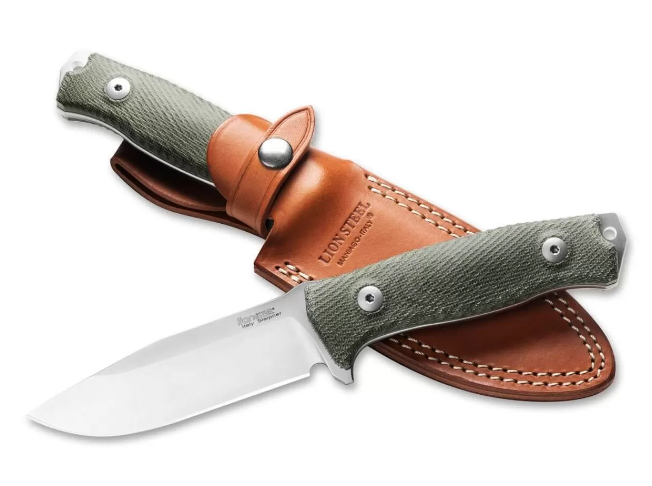 LionSteel Outdoormesser<M5 Canvas Satin