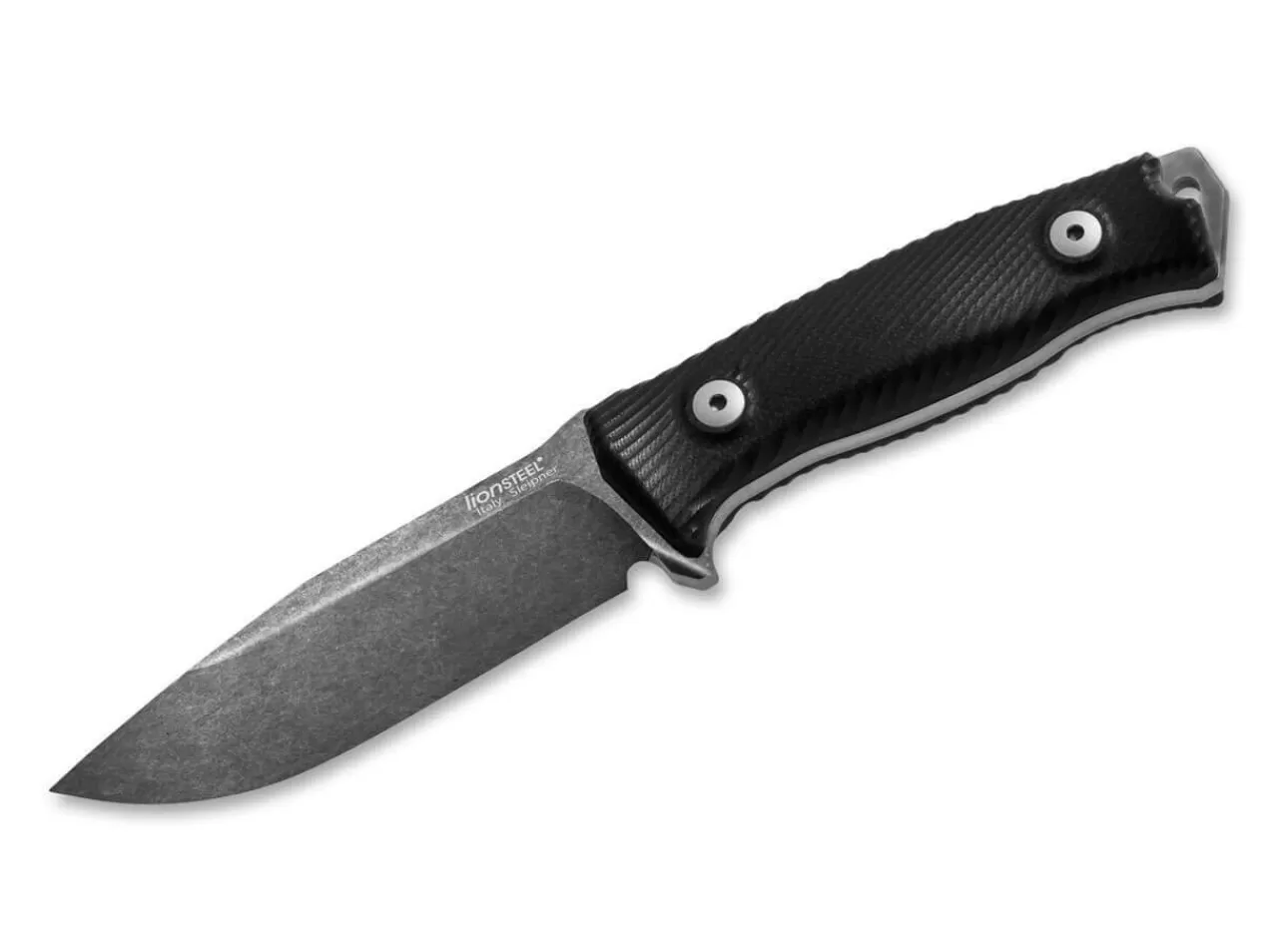 LionSteel Bushcraftmesser<M5 G10 All Black