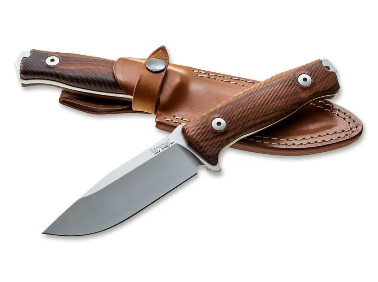 LionSteel Bushcraftmesser<M5 Santos Wood