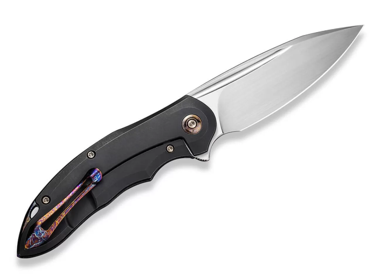 WE Knife Makani Titanium Black Flamed Cheap