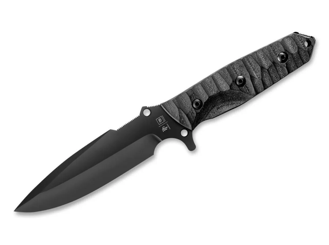 TB Outdoor Einsatzmesser<Maraudeur G10 Textured Black