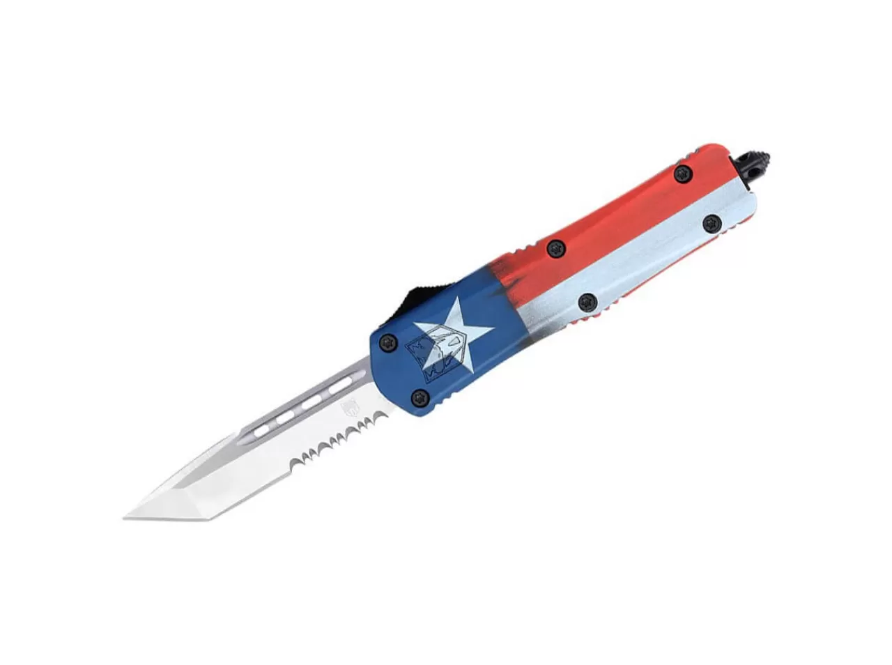 CobraTec Medium Fs-3 Cerakote Texas Flag Tanto Serrated Discount