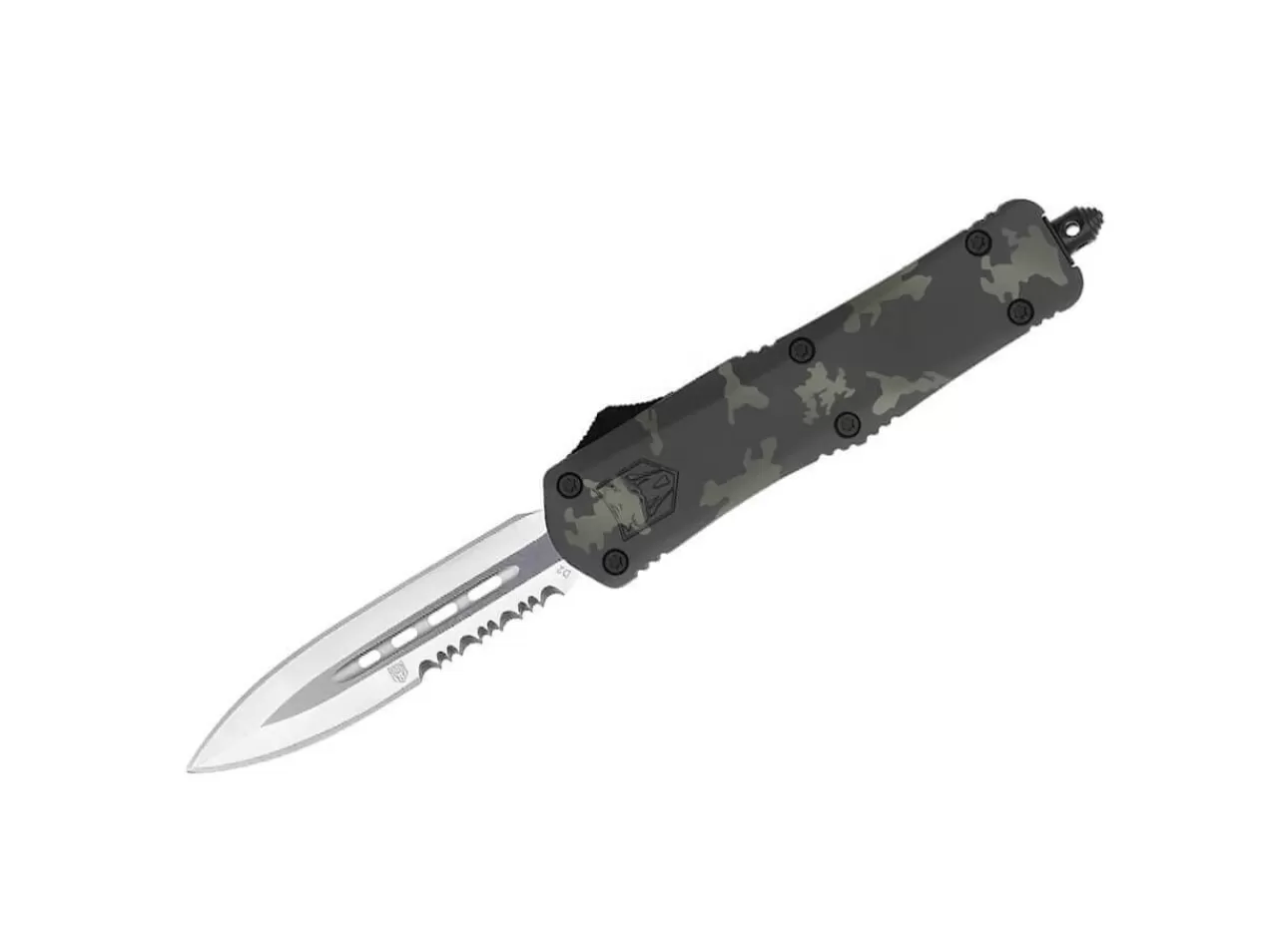 CobraTec Medium Fs-3 Urban Multi-Cam Dagger 1-Side Serrated Cheap