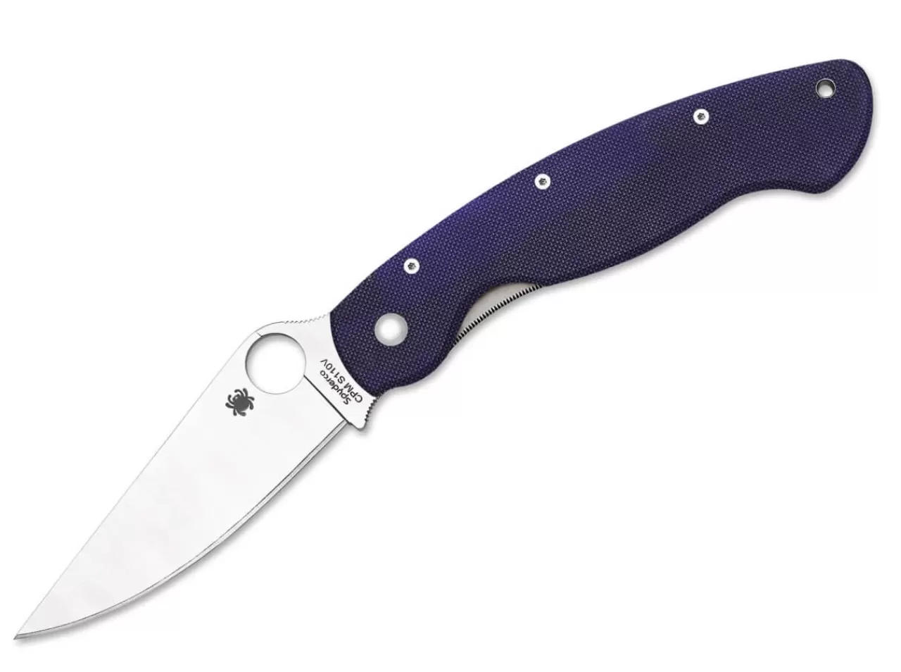 Spyderco Military G10 Dark Blue Sale