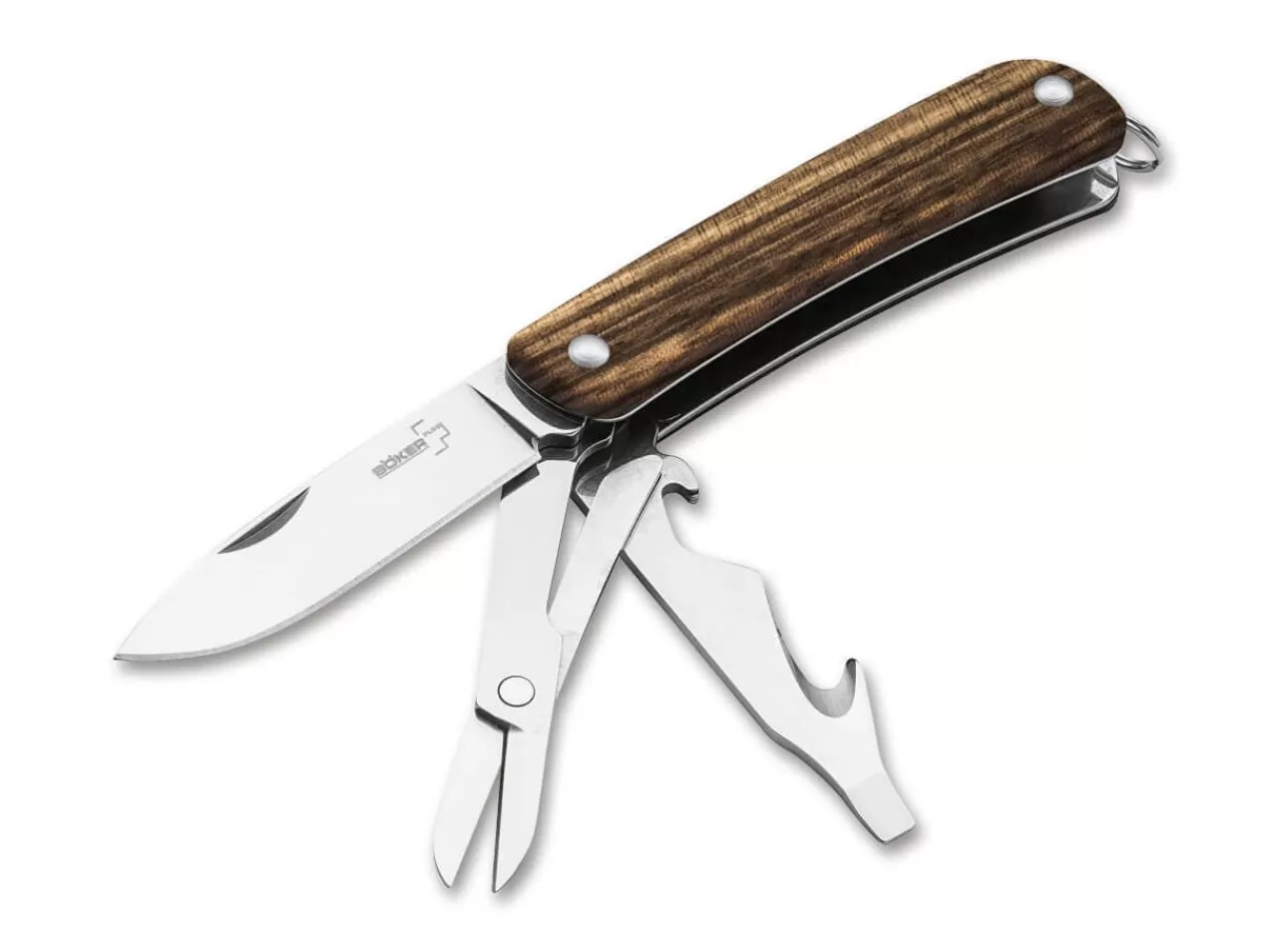 Böker Plus Mini Tech Tool Zebrawood 4 Flash Sale