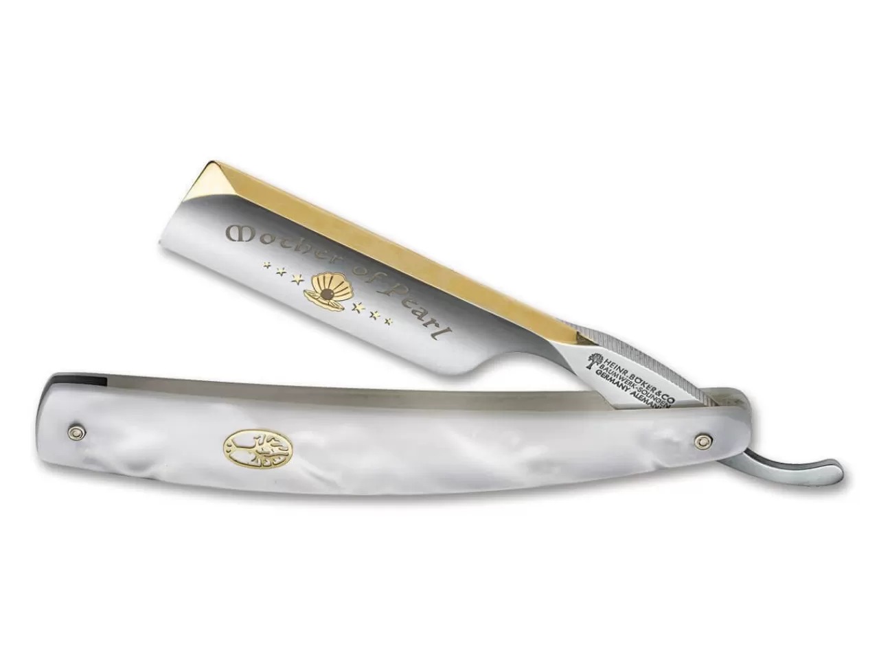 Böker Manufaktur Solingen 6/8" Rasiermesser<Mother Of Pearl 2.0