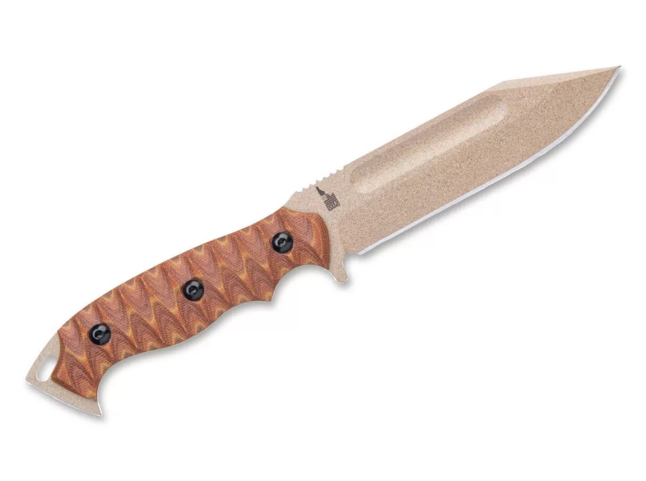 TOPS Knives Outdoormesser<M-Pat Tan Canvas Micarta