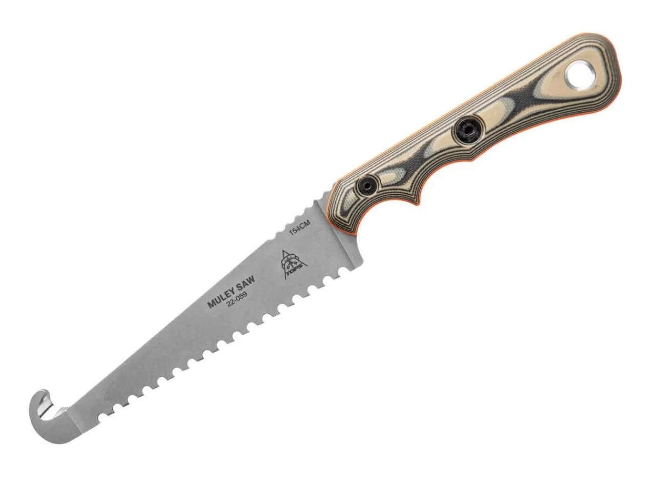 TOPS Knives Jagdmesser<Muley Saw Tan Black G10