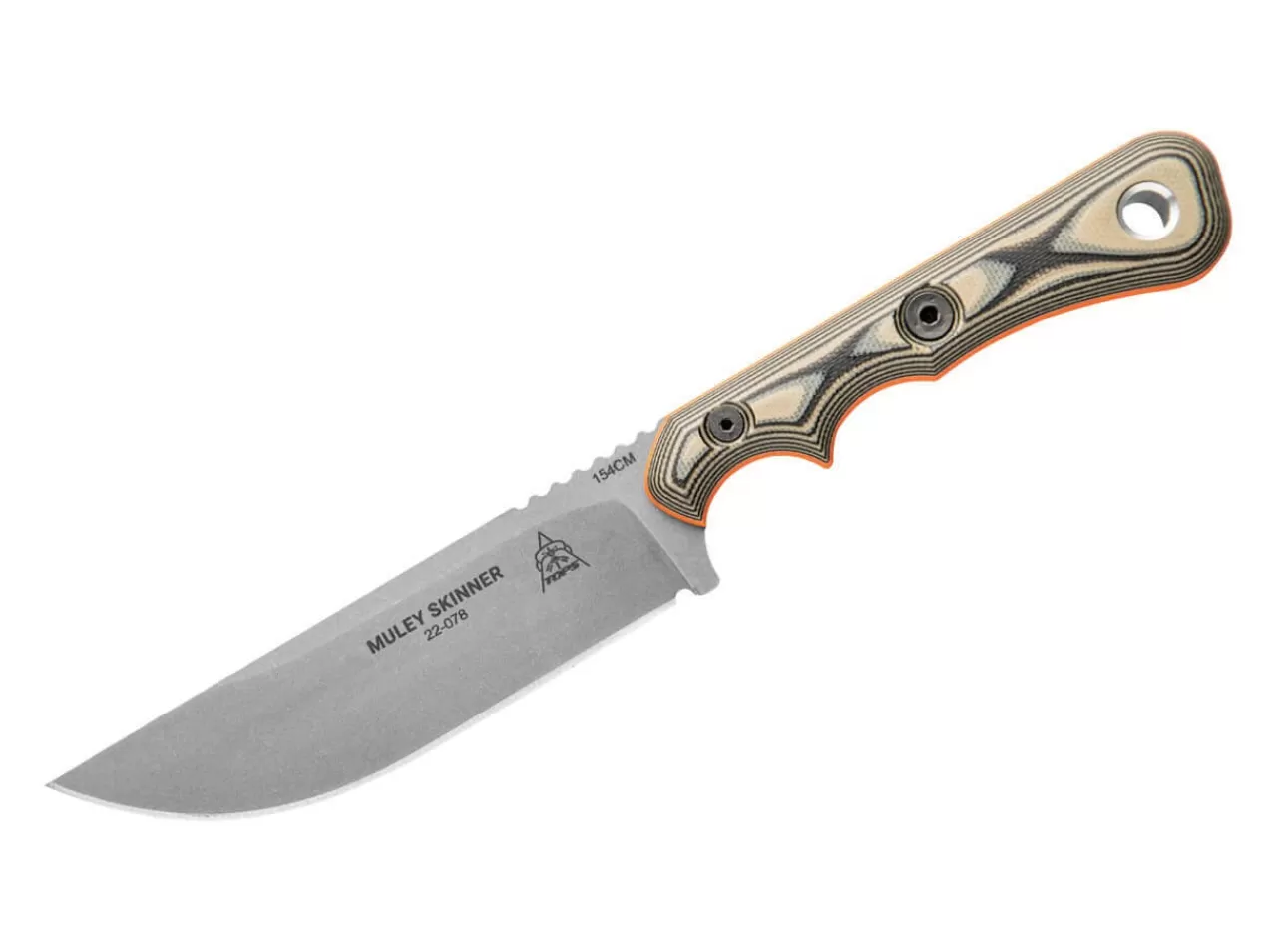 TOPS Knives Jagdmesser<Muley Skinner Tan Black G10