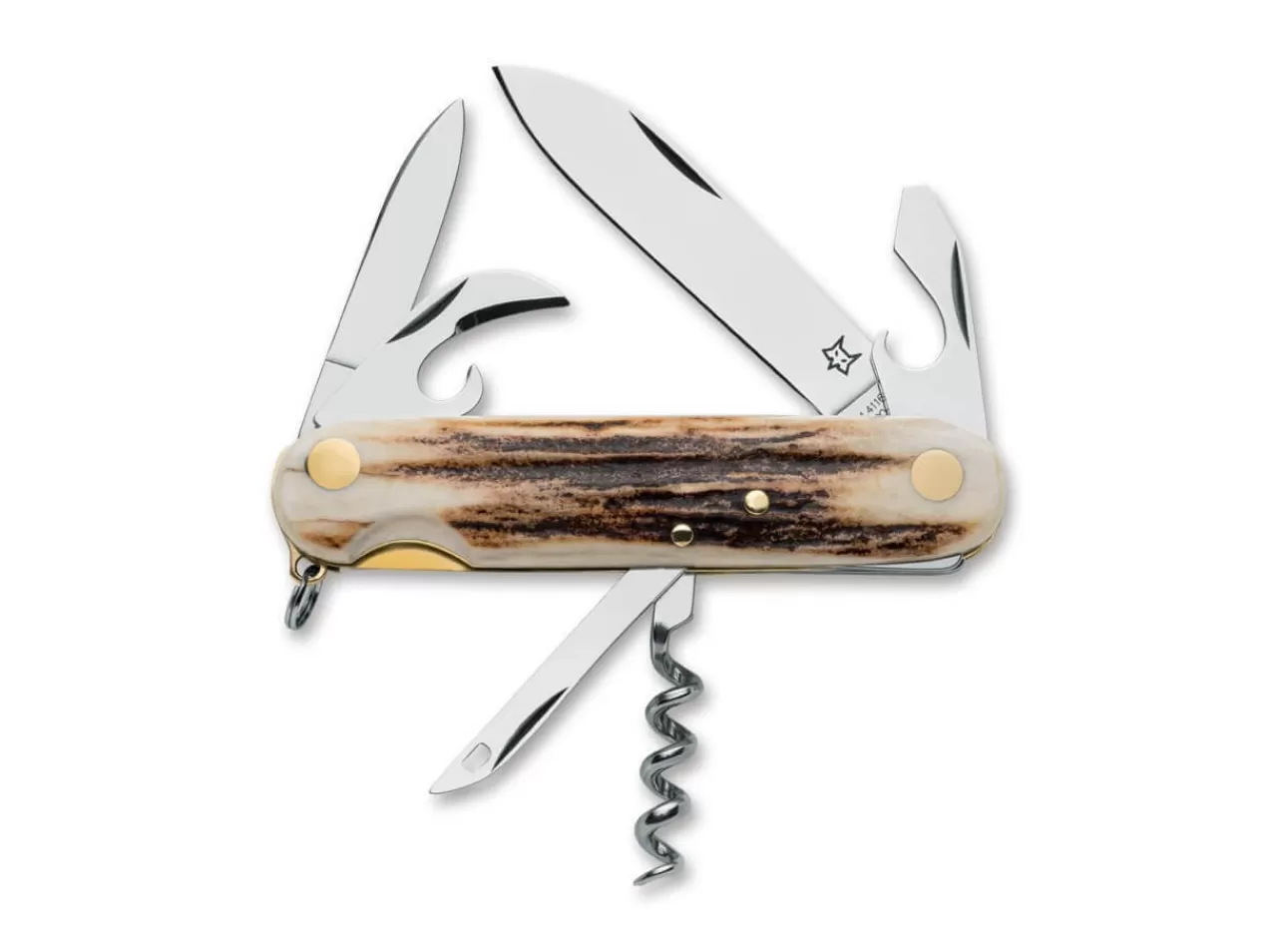 Fox Knives Multi Pocket Knife Deer 6 New