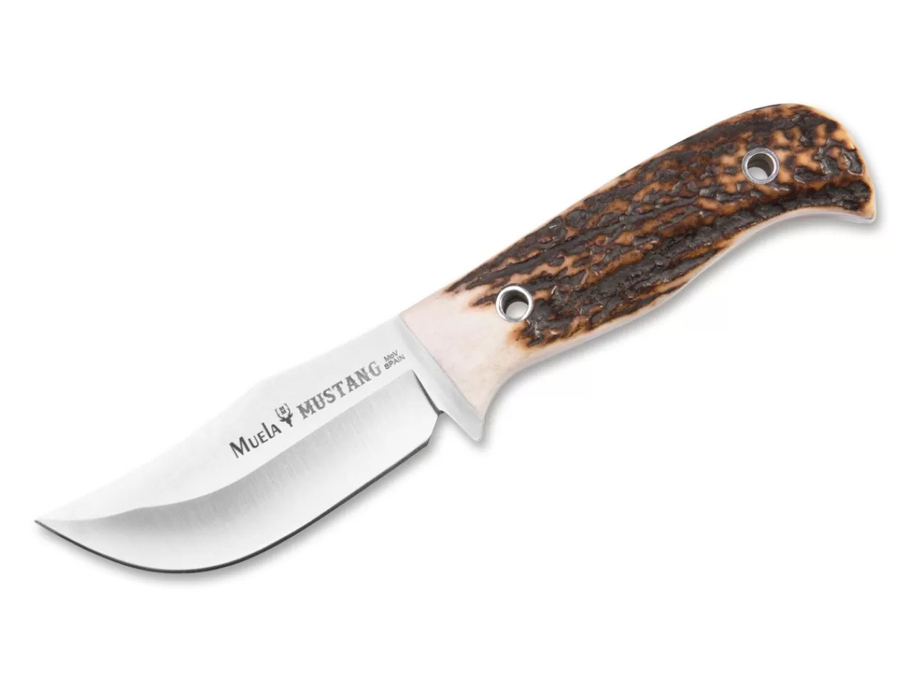 Muela Outdoormesser<Mustang Hirschhorn