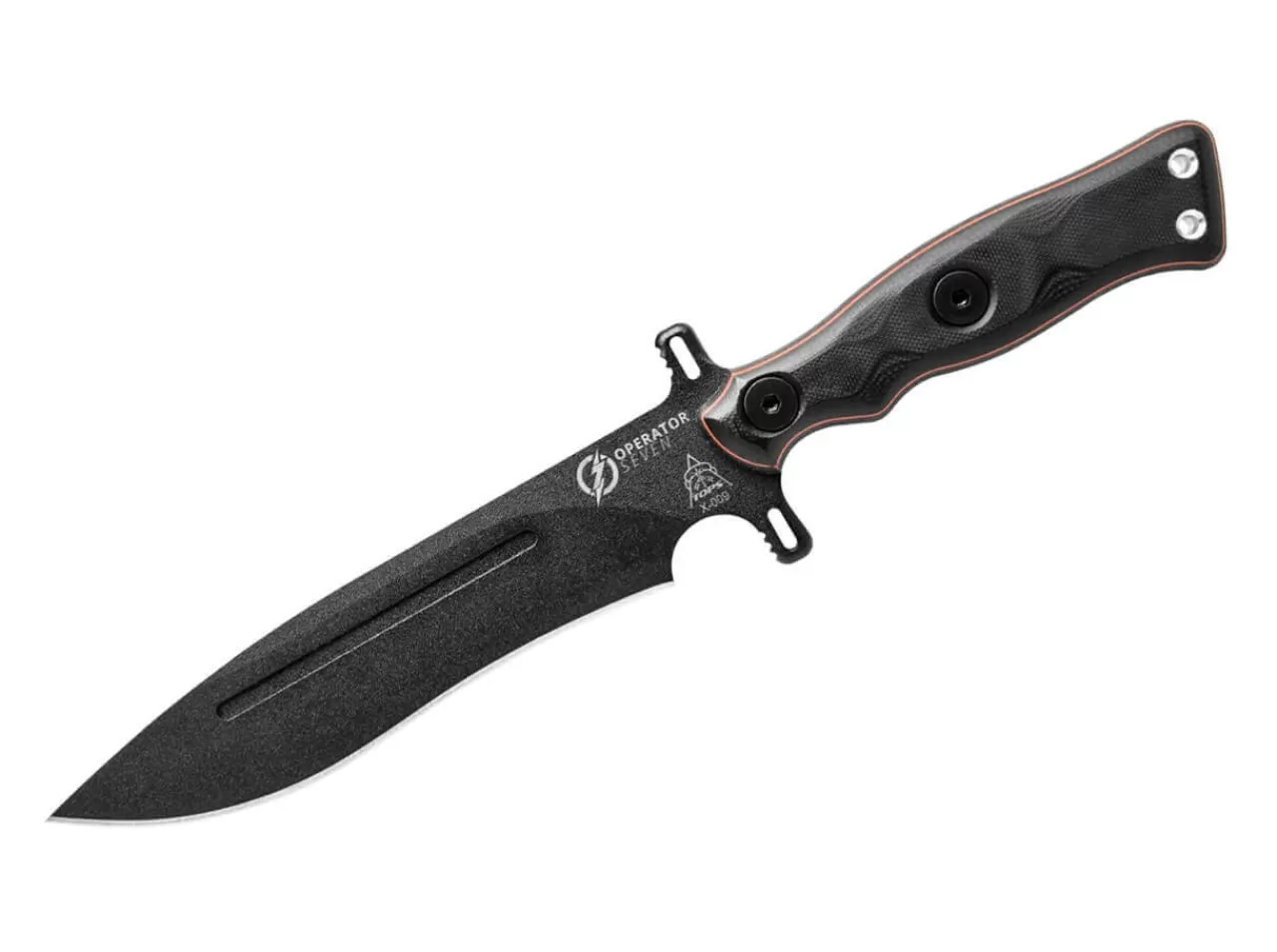 TOPS Knives Outdoormesser<Operator 7 Blackout