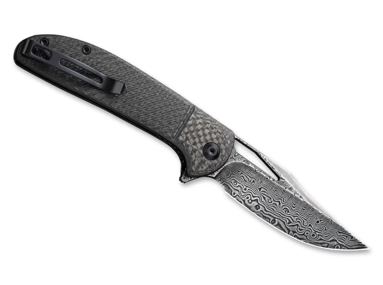 CIVIVI Ortis Damascus Carbon Clearance