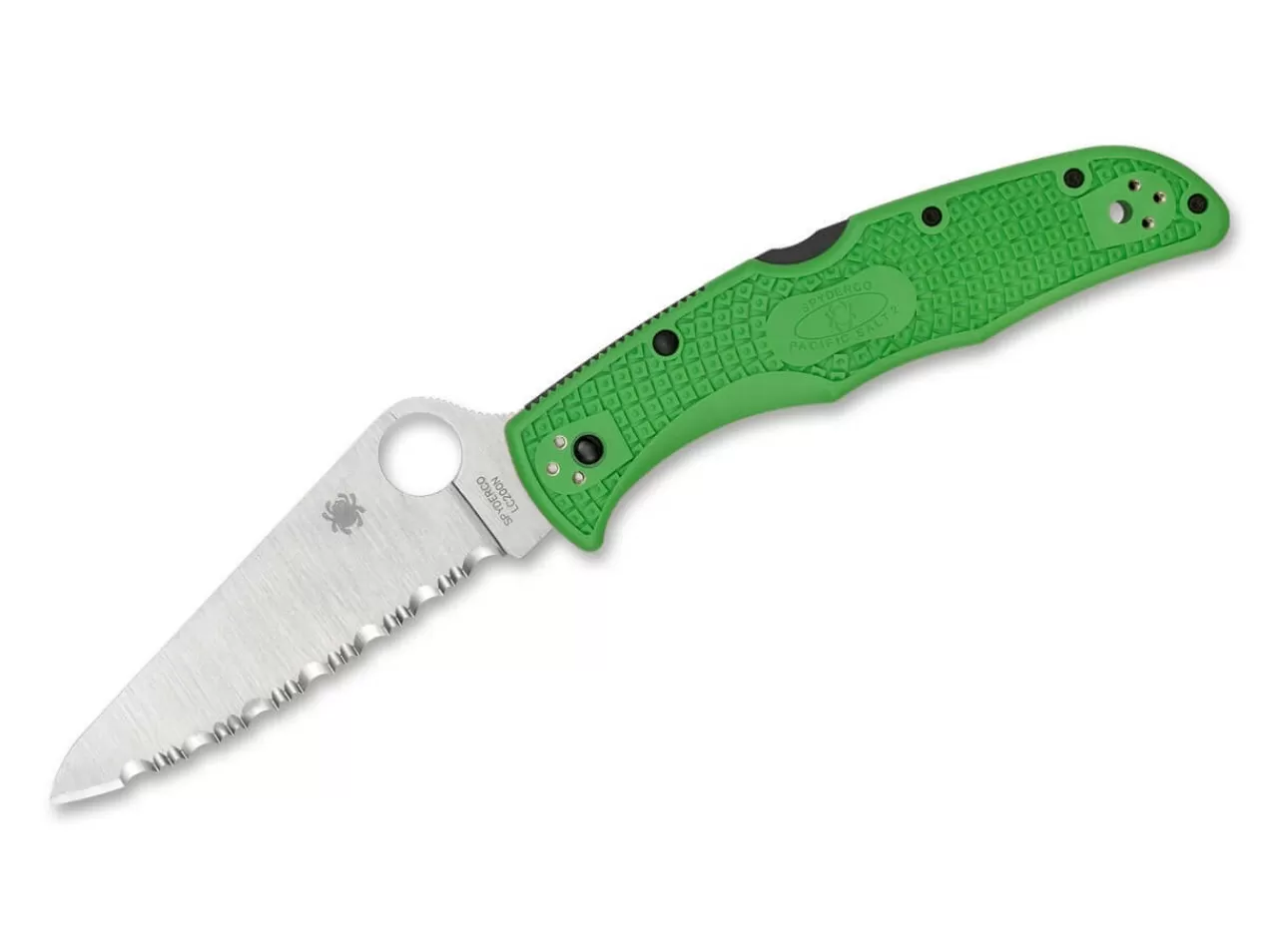 Spyderco Pacific Salt 2 Green Serrated Discount