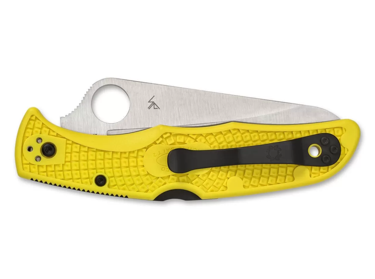 Spyderco Pacific Salt 2 Yellow Serrated New