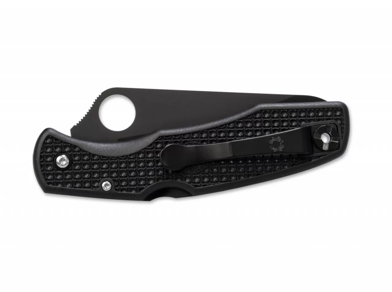 Spyderco Pacific Salt Black Plain Flash Sale