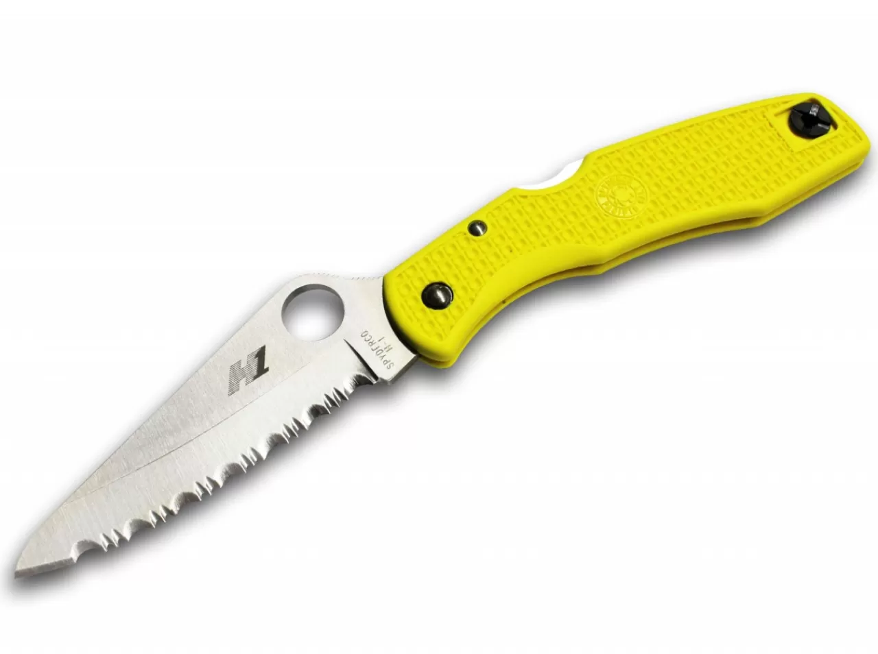 Spyderco Pacific Salt Yellow Serrated Flash Sale