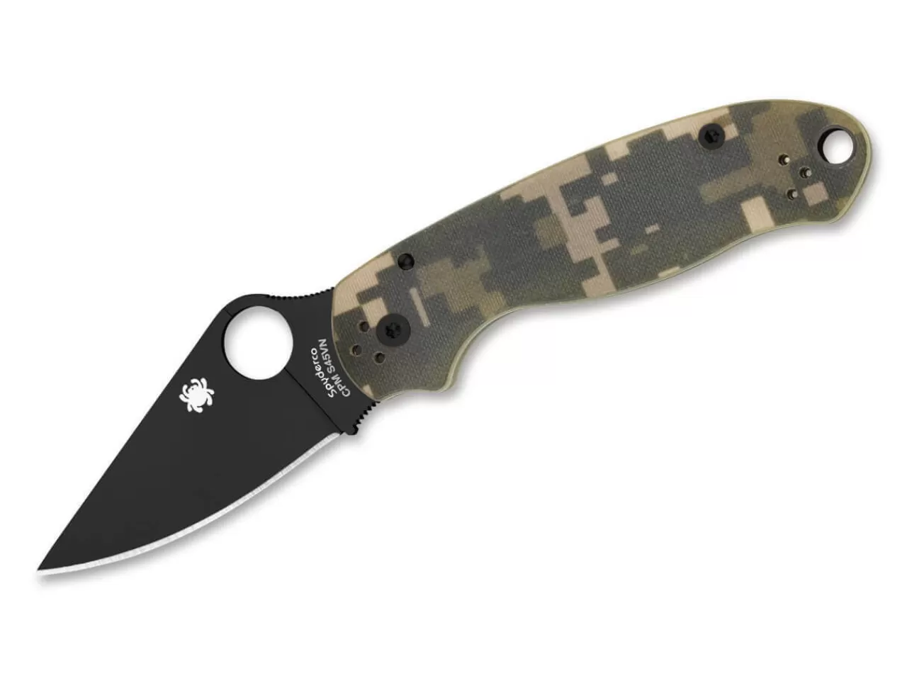 Spyderco Para 3 Camo Black Blade Outlet