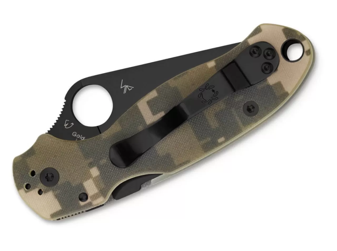 Spyderco Para 3 Camo Black Blade Outlet