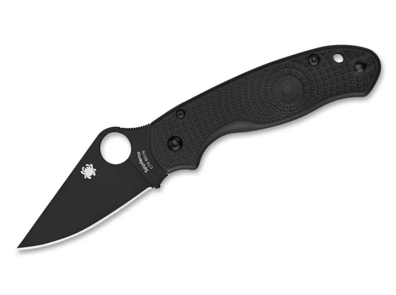 Spyderco Para 3 Lightweight All Black Flash Sale