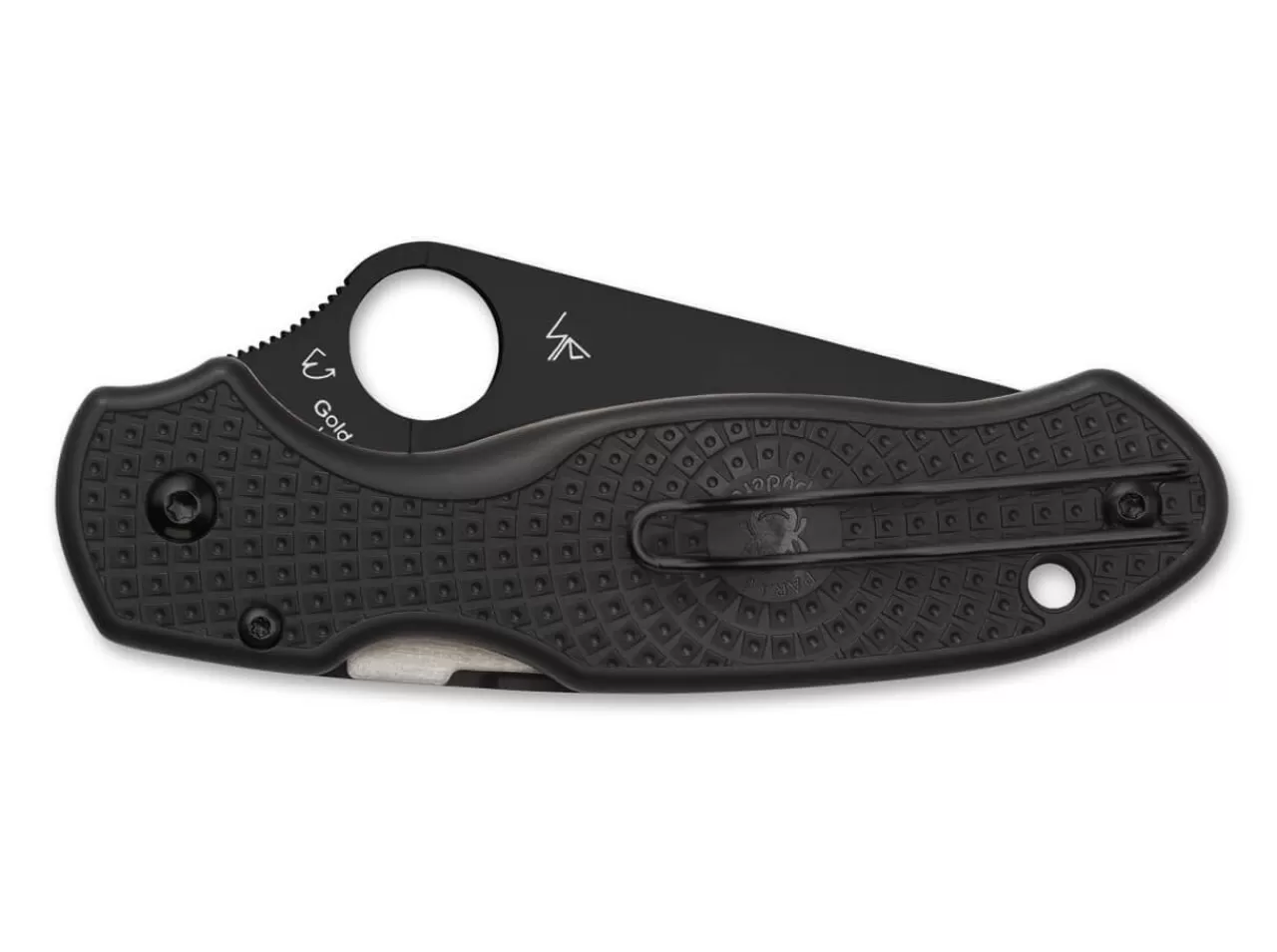 Spyderco Para 3 Lightweight All Black Flash Sale