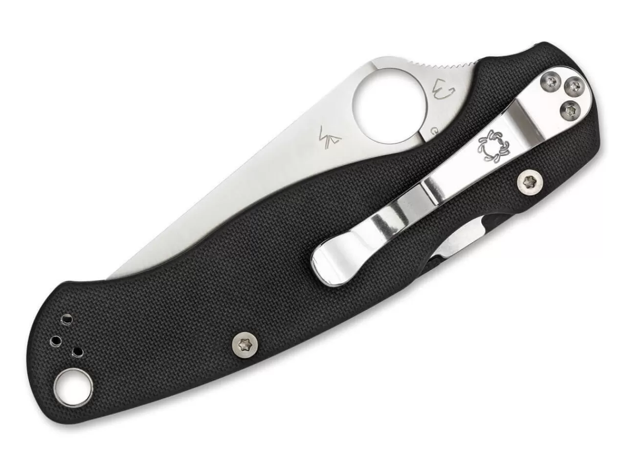 Spyderco Para Military 2 Black G10 Left Cheap