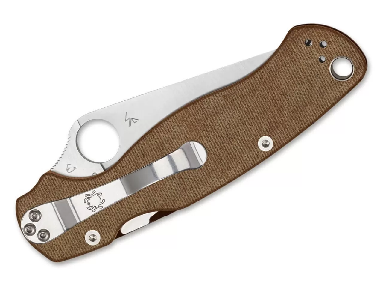 Spyderco Para Military 2 Brown Micarta Cruwear Fashion