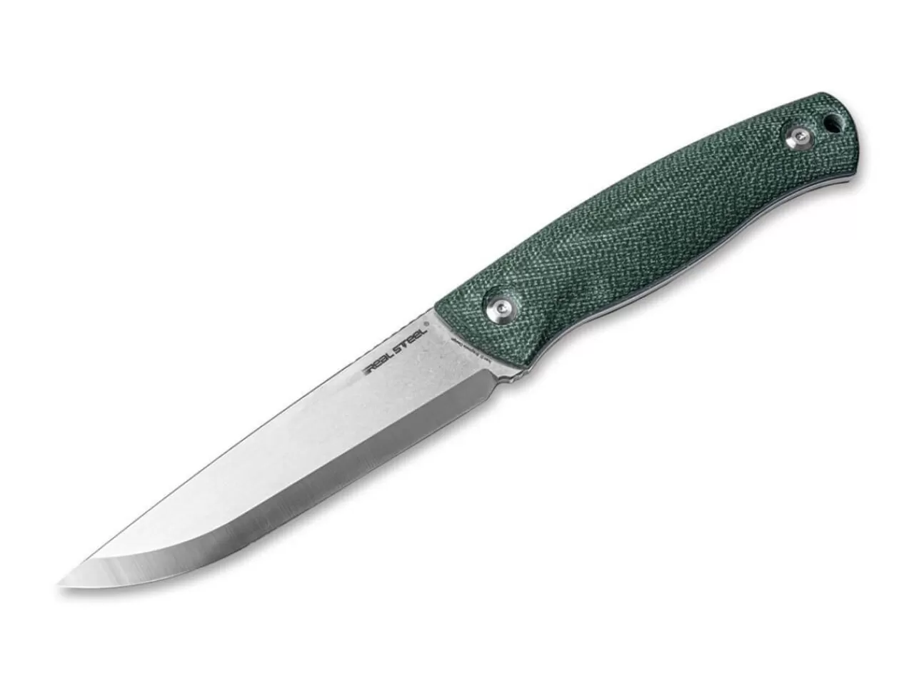 Real Steel Edc-Messer<Pathfinder Fixed Micarta Green