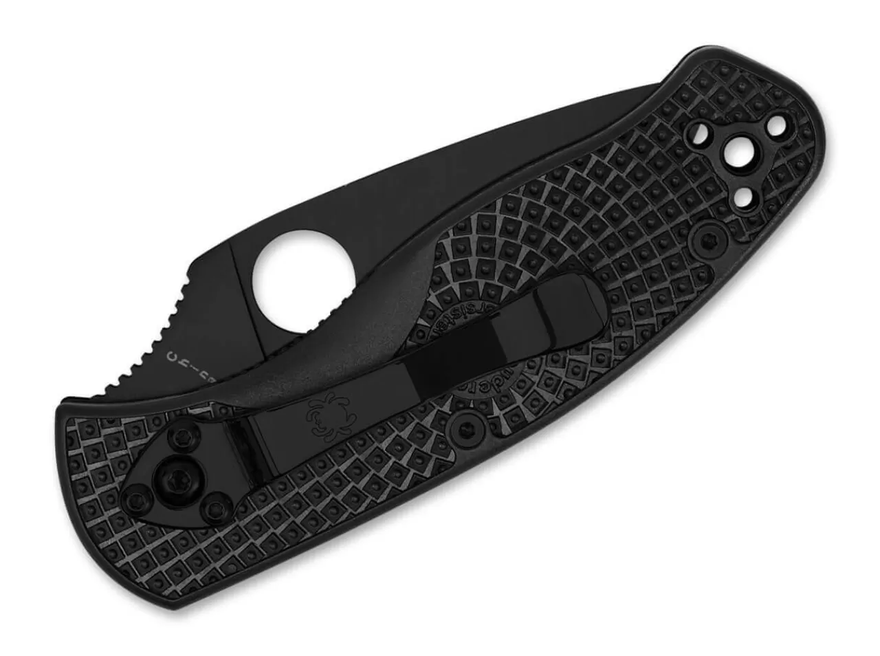 Spyderco Persistence Lightweight All Black Combinationedge Online