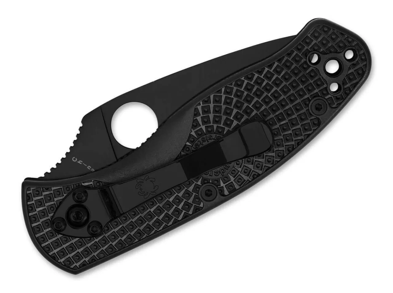 Spyderco Persistence Lightweight All Black Plainedge Hot