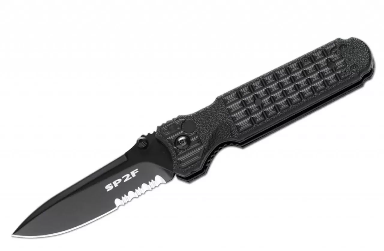 FKMD Predator Ii Black Serrated Hot