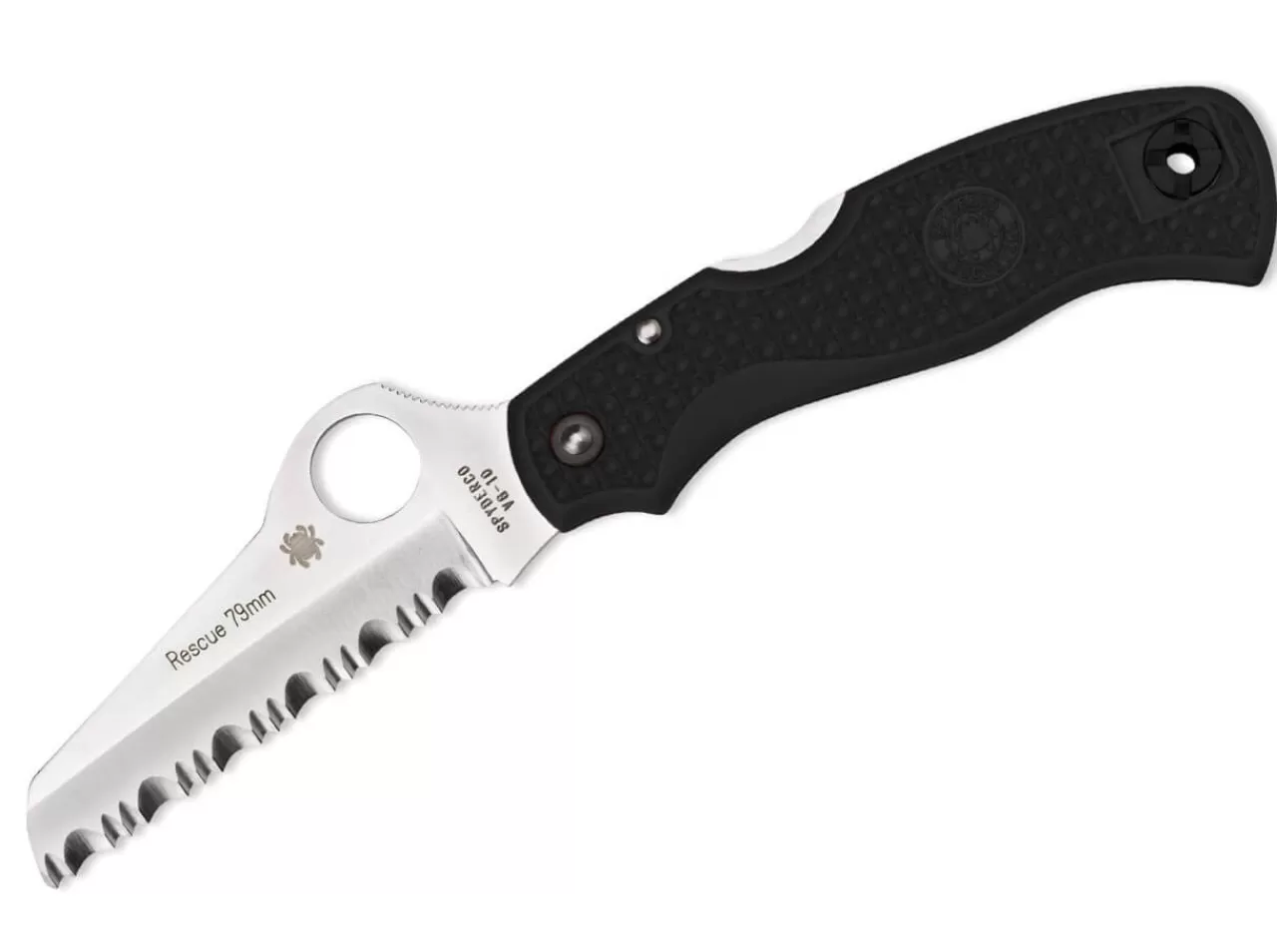 Spyderco Rescue 79Mm Black Discount