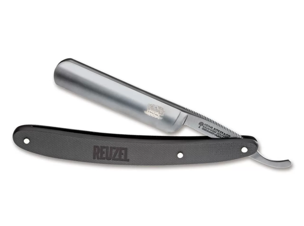 Böker Manufaktur Solingen 5/8" Rasiermesser<Reuzel All Black 5/8"