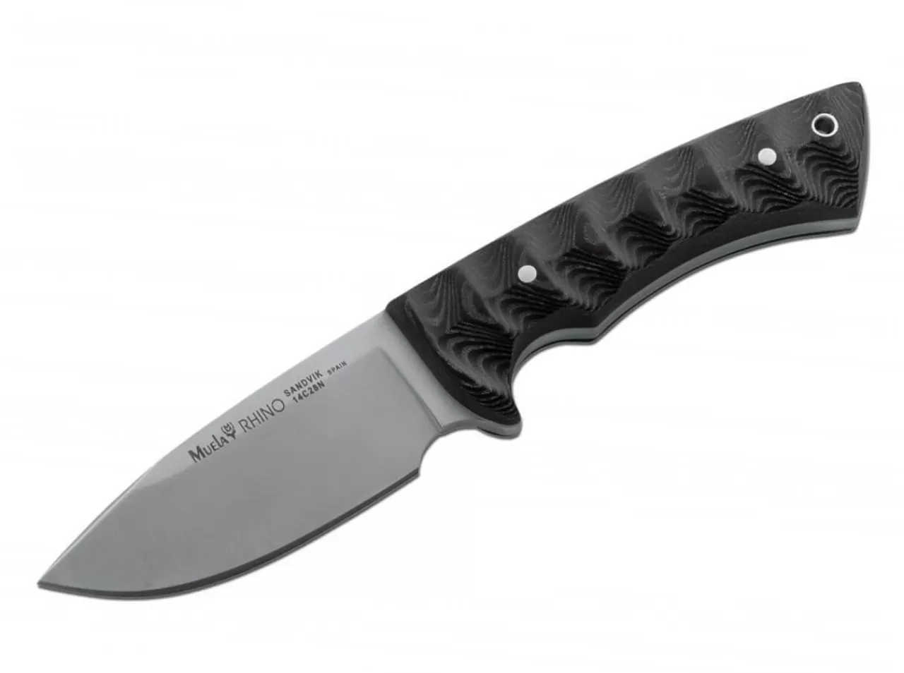 Muela Outdoormesser<Rhino Micarta Black