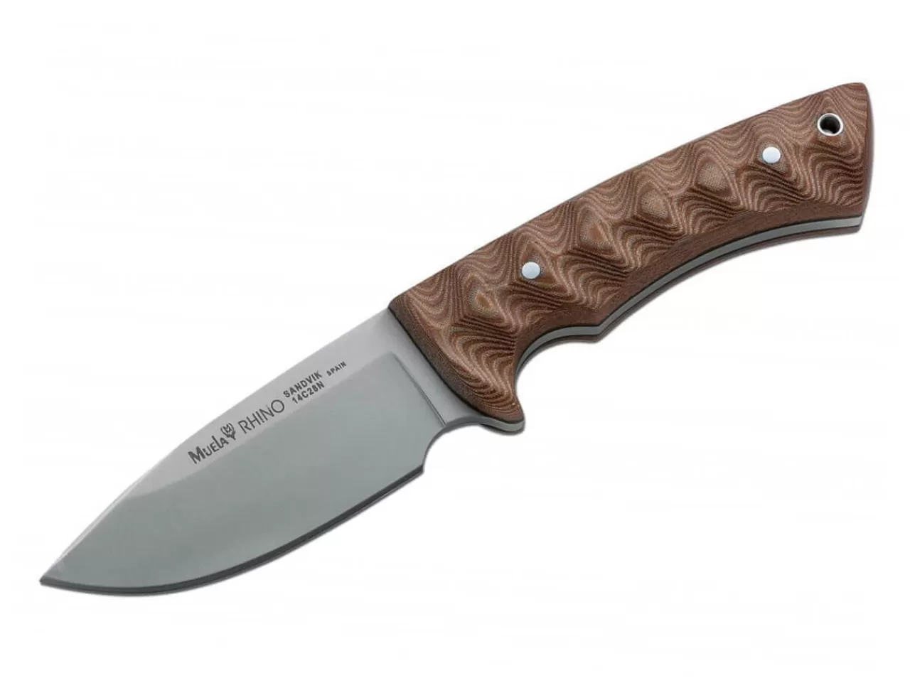 Muela Jagdmesser<Rhino Micarta Brown