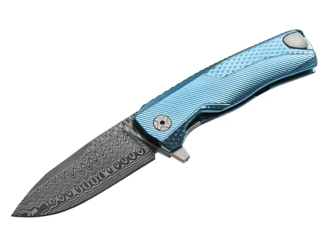 LionSteel Rok Damast Blue Hot