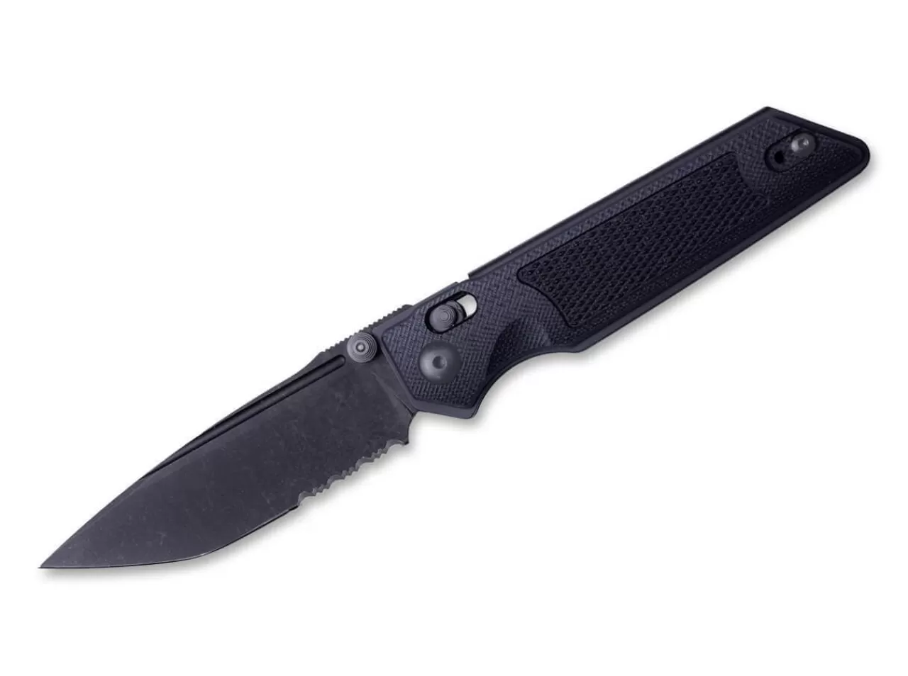 Real Steel Sacra Tac Serrated G10 Black Clearance